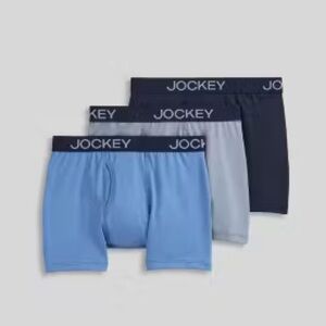 Jockey Boy's Boxer Briefs - Blue, Gray, and Black